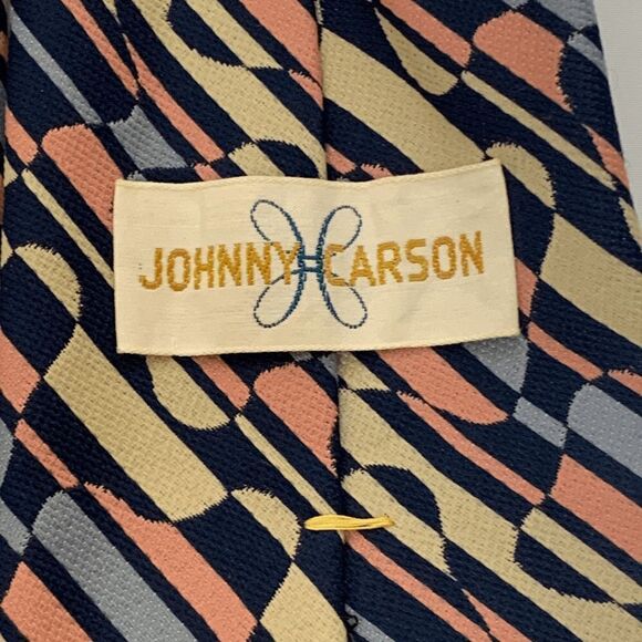 Vintage Johnny Carson Silk Tie - Picture 6 of 6